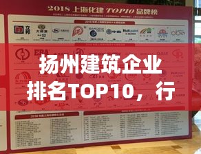 扬州建筑企业排名TOP10，行业翘楚引领发展潮流，引领行业走向新篇章