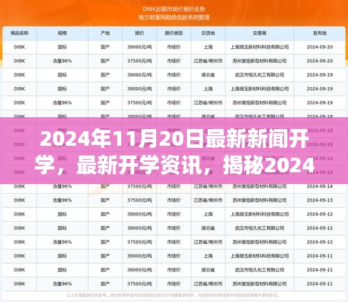 揭秘2024年秋季开学季最新动态与资讯，开学资讯一网打尽！
