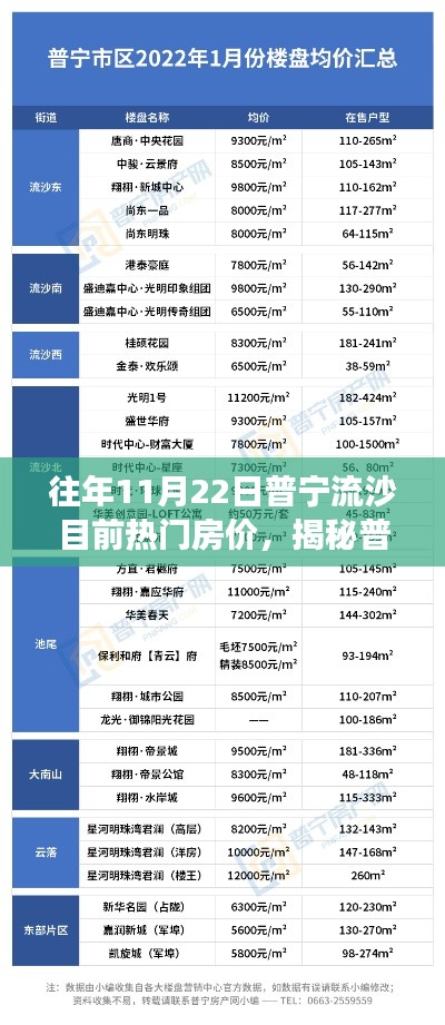 普宁流沙最新热门房价解析，科技赋能，预见未来生活趋势！