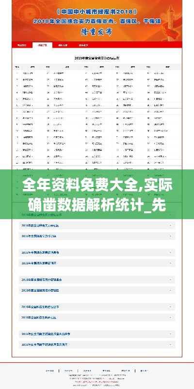 全年资料免费大全,实际确凿数据解析统计_先锋版DRP5.57