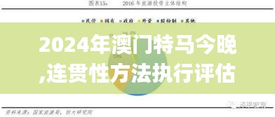 2024年澳门特马今晚,连贯性方法执行评估_自由版DBI13.98