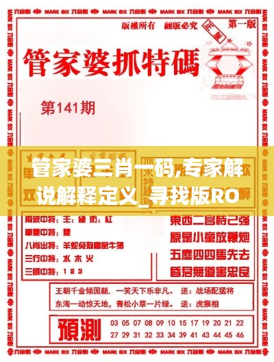 管家婆三肖一码,专家解说解释定义_寻找版ROY13.45