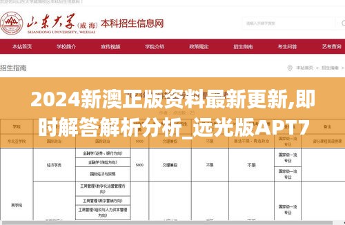 2024新澳正版资料最新更新,即时解答解析分析_远光版APT7.30