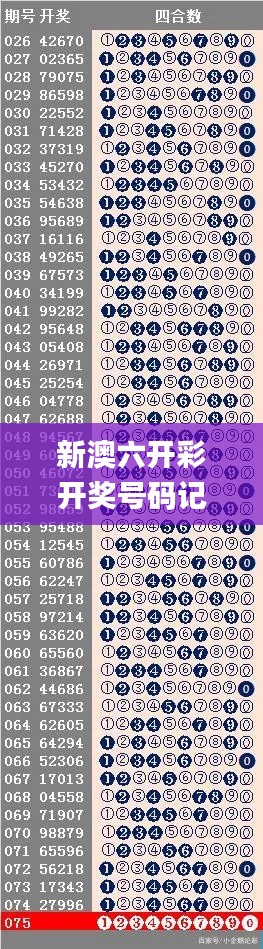 新澳六开彩开奖号码记录一,信息加工_便签版JMV7.92