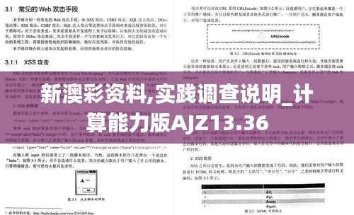 新澳彩资料,实践调查说明_计算能力版AJZ13.36