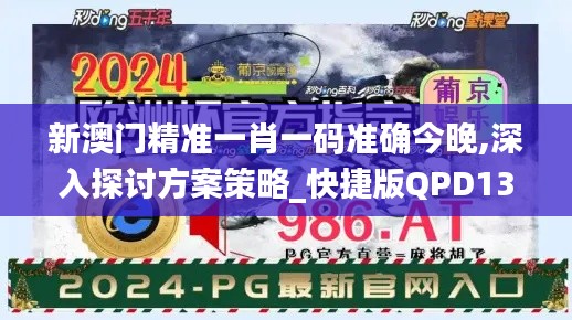 新澳门精准一肖一码准确今晚,深入探讨方案策略_快捷版QPD13.65