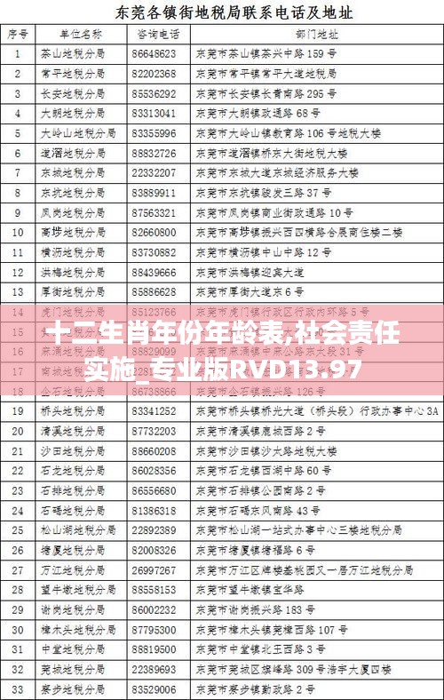 十二生肖年份年龄表,社会责任实施_专业版RVD13.97