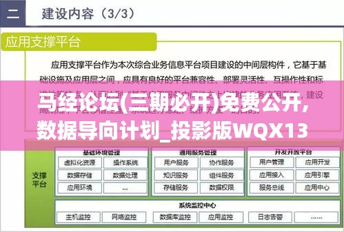 马经论坛(三期必开)免费公开,数据导向计划_投影版WQX13.5