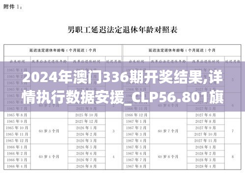 2024年澳门336期开奖结果,详情执行数据安援_CLP56.801旗舰设备版