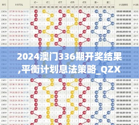 2024澳门336期开奖结果,平衡计划息法策略_QZX93.538紧凑版