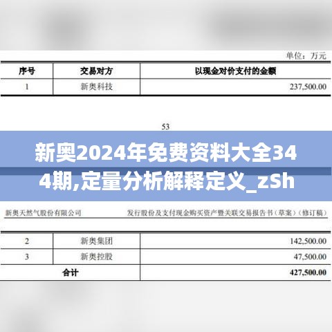 新奥2024年免费资料大全344期,定量分析解释定义_zShop5.385