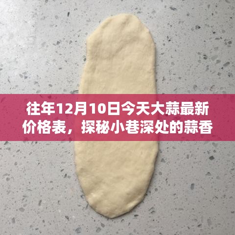 探秘小巷深处的蒜香宝藏，最新大蒜价格表揭秘（日期标注为往年12月10日）