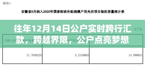 公户魔力时刻，跨越界限点亮梦想，实时跨行汇款开启新篇章