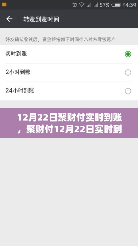 聚财付实时到账开启财富新篇章！