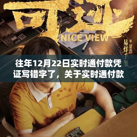 实时通付款凭证书写错误处理指南，以某年12月22日为例的解决建议