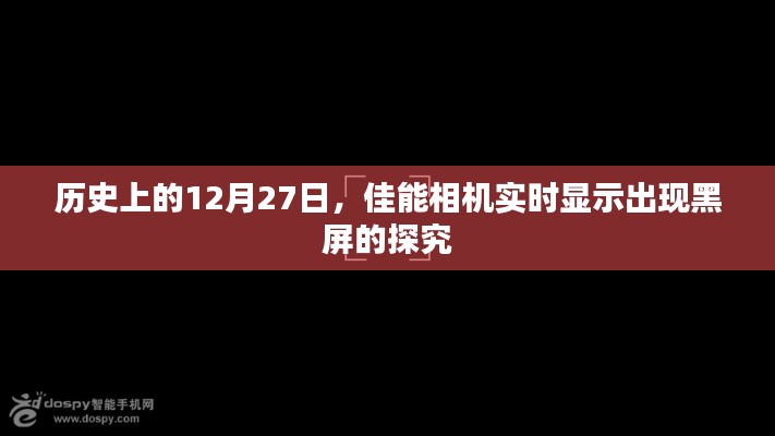 佳能相机实时显示黑屏问题探究，历史背景分析