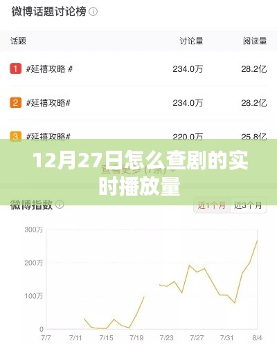 12月27日电视剧实时播放量查询指南