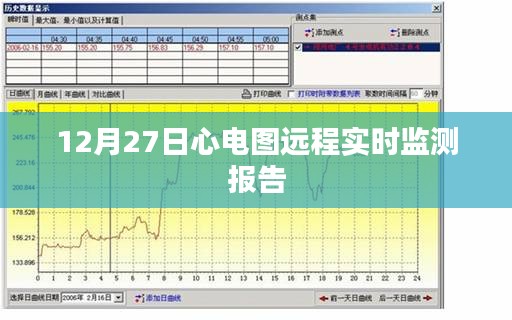 心电图远程实时监测报告，实时数据监测，健康无忧