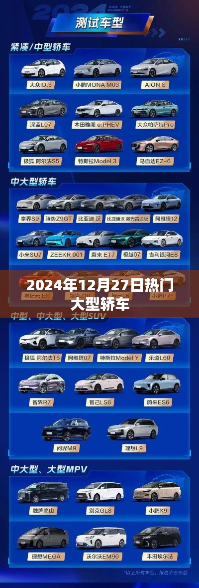 『2024年热门大型轿车一览』