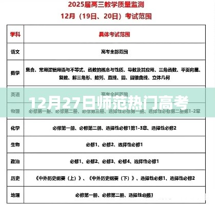 师范热门高考资讯，最新动态（12月27日）