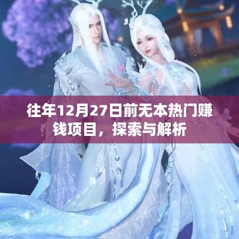 年终热门赚钱项目探索与解析，抓住年末商机