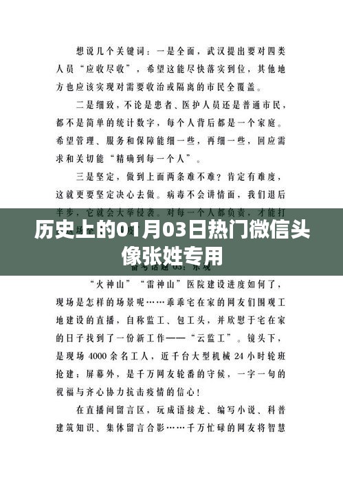 张姓微信头像精选，历史上的热门头像回顾