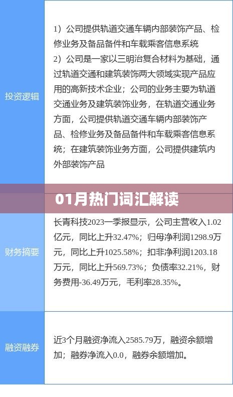 热门词汇解读，一月新趋势解读