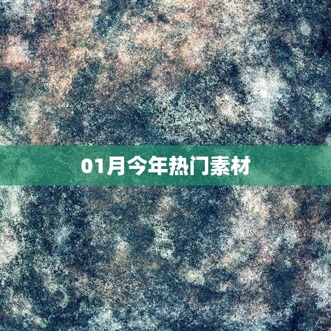 今年一月份热门素材大盘点