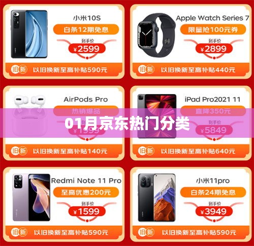 京东一月热门分类推荐