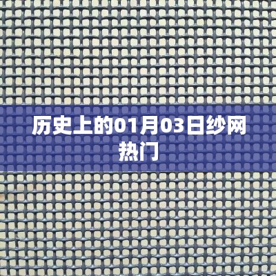 历史上的纱网热潮，一月三日回顾