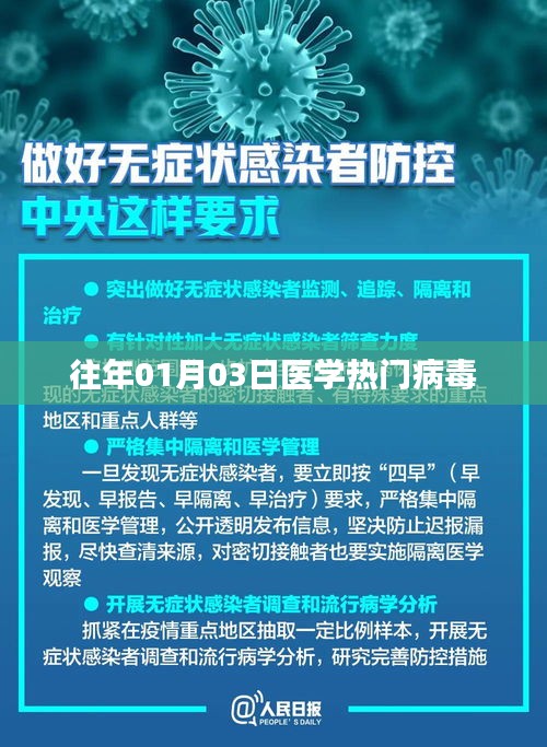 医学热门病毒动态更新，历年一月三日病毒研究综述