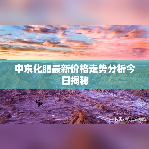 中东化肥最新价格走势分析今日揭秘