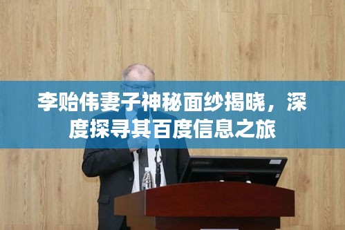 李贻伟妻子神秘面纱揭晓，深度探寻其百度信息之旅
