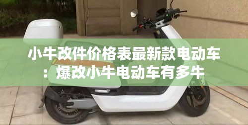 小牛改件价格表最新款电动车：爆改小牛电动车有多牛 