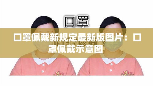 口罩佩戴新规定最新版图片：口罩佩戴示意图 