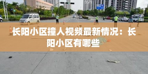 长阳小区撞人视频最新情况：长阳小区有哪些 