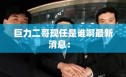 巨力二哥现任是谁啊最新消息： 