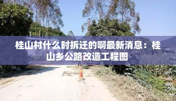 桂山村什么时拆迁的啊最新消息：桂山乡公路改造工程图 