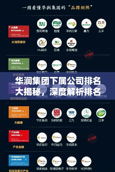 华润集团下属公司排名大揭秘，深度解析排名榜单！