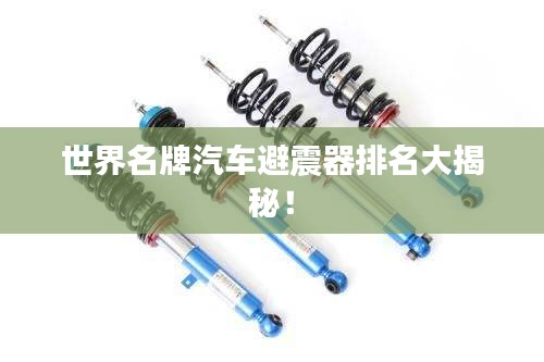 世界名牌汽车避震器排名大揭秘！