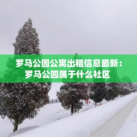 罗马公园公寓出租信息最新：罗马公园属于什么社区 