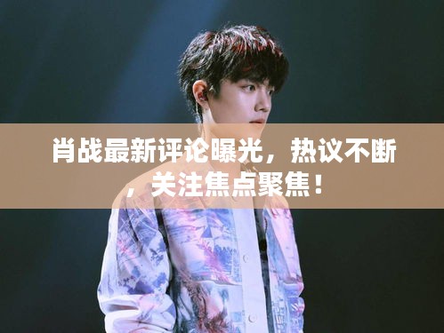 肖战最新评论曝光，热议不断，关注焦点聚焦！