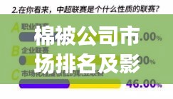棉被公司市场排名及影响力深度解析