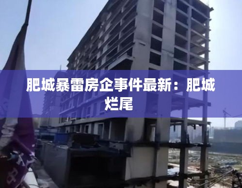 肥城暴雷房企事件最新：肥城烂尾 