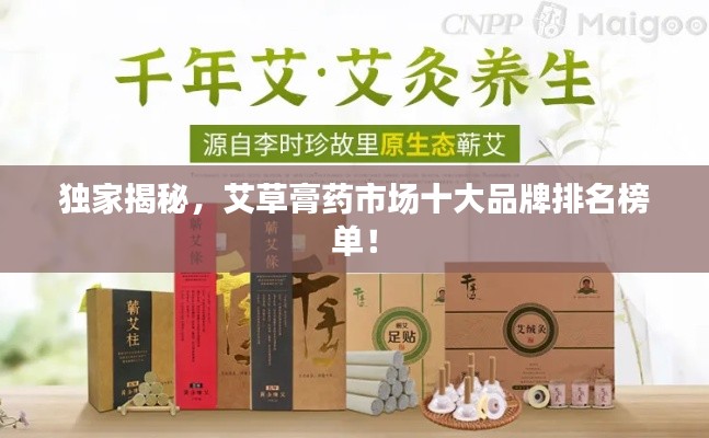 独家揭秘，艾草膏药市场十大品牌排名榜单！