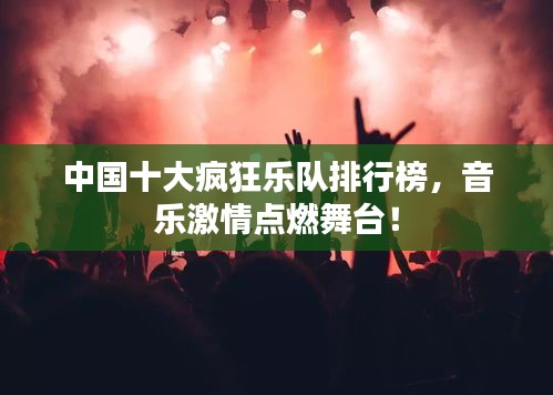 中国十大疯狂乐队排行榜，音乐激情点燃舞台！