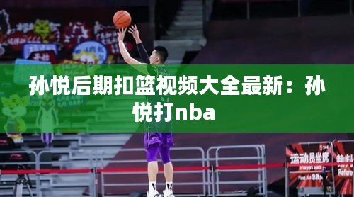 孙悦后期扣篮视频大全最新：孙悦打nba 