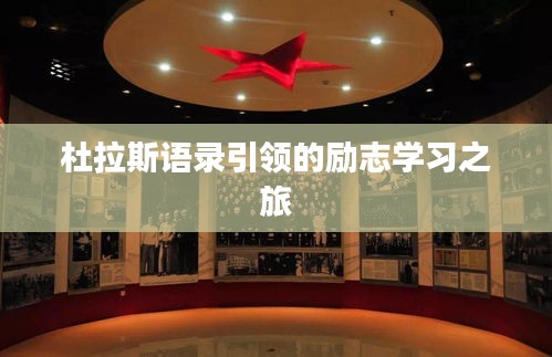 杜拉斯语录引领的励志学习之旅