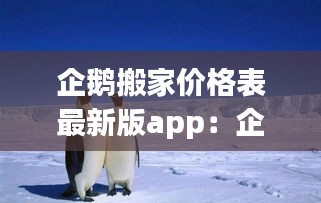 企鹅搬家价格表最新版app：企鹅大迁徙 