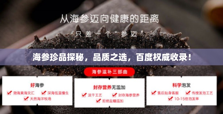 海参珍品探秘，品质之选，百度权威收录！